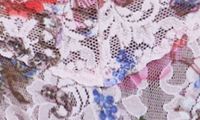 Shop Hanky Panky Print Lace Original Rise Thong In Highgrove Gardens