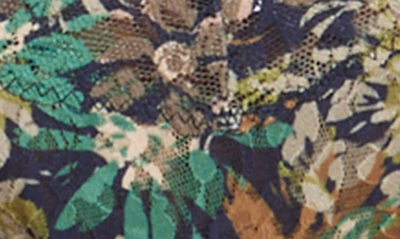 Shop Hanky Panky Print Lace Original Rise Thong In Camo Garden