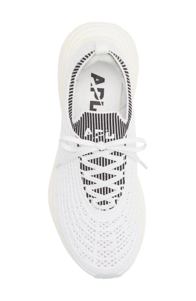 Shop Apl Athletic Propulsion Labs Techloom Zipline Running Shoe In White / Black / White