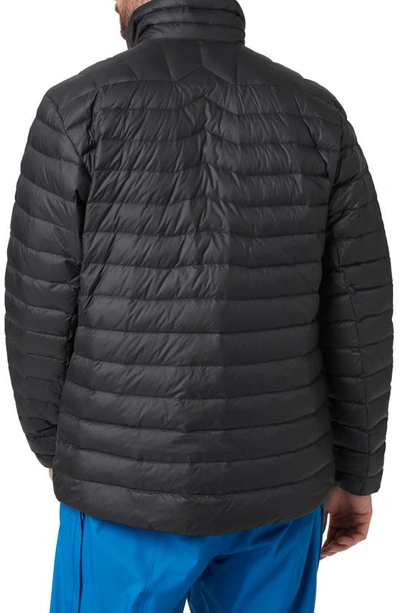 Shop Helly Hansen Verglas Down & Primaloft® Insulated Puffer Coat In Black