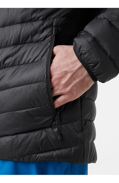 Shop Helly Hansen Verglas Down & Primaloft® Insulated Puffer Coat In Black