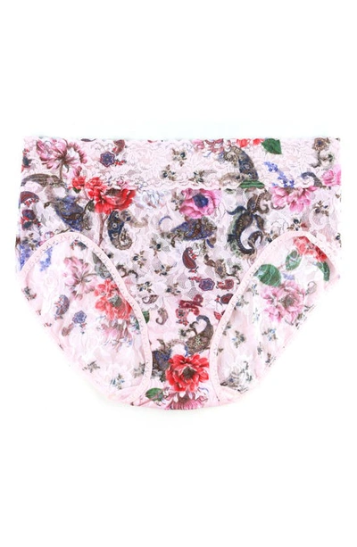 Shop Hanky Panky Print Lace Briefs In Highgrove Gardens