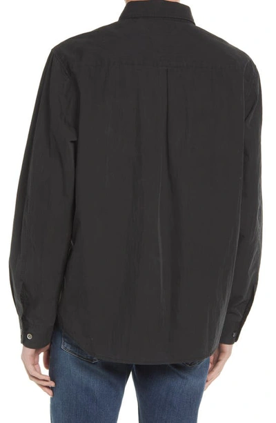 Shop John Elliott Cloak Button-up Shirt In Black