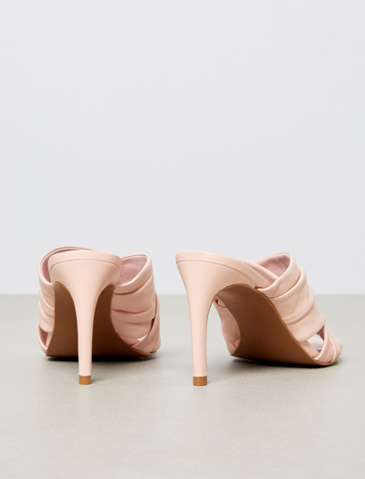 Shop Bcbgmaxazria Dixi Mule Sandal Heel In Bare Pink