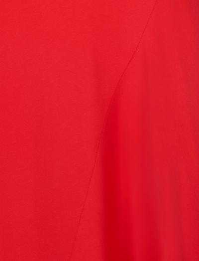 Shop Bcbgmaxazria Josephine Cutout Midi Dress In Red