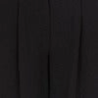 Shop Bcbgmaxazria Pleated Wide-leg Pant In Black