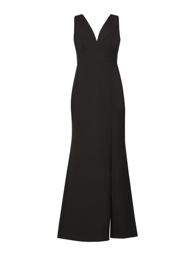Shop Bcbgmaxazria Vincent Cutout Back Evening Dress In Black
