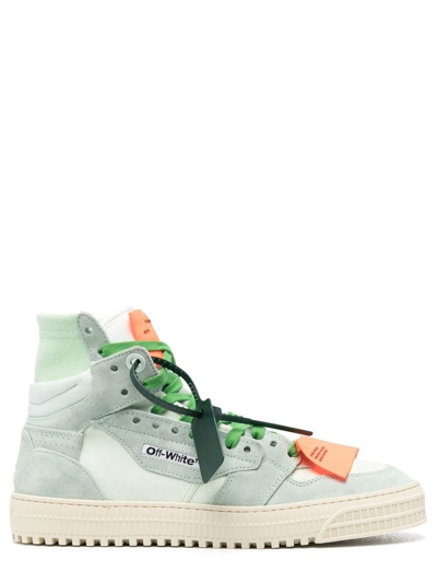 Shop Off-white Off-court 3.0 Orange High-top Sneakers In Green