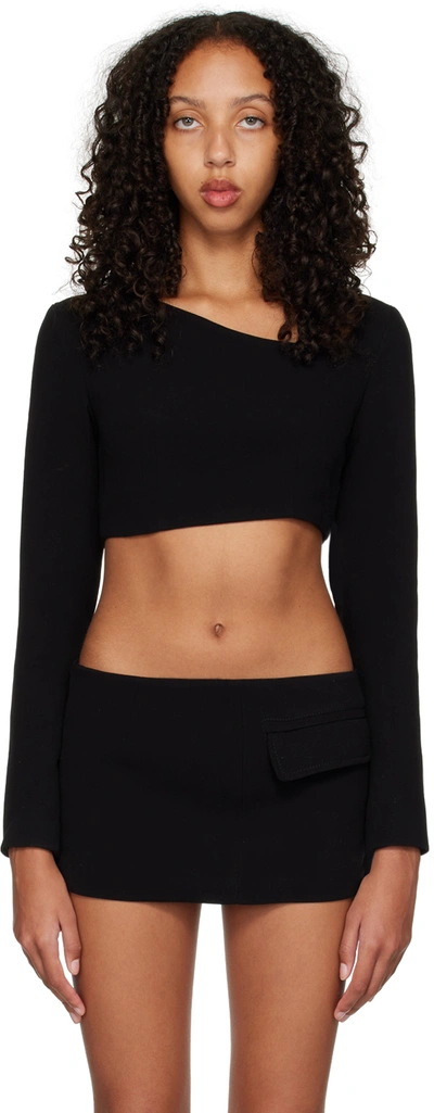 Lado Bokuchava Black Drop Top In Black