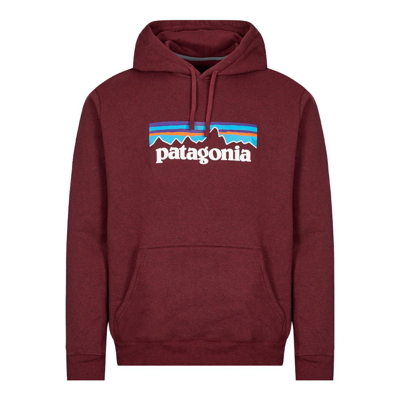 Shop Patagonia P-6 Logo Uprisal Hoodie In Red