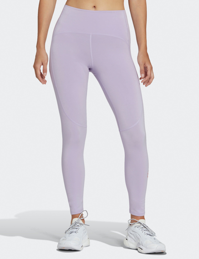 Shop Adidas By Stella Mccartney 7/8 Yoga Leggings In Purple