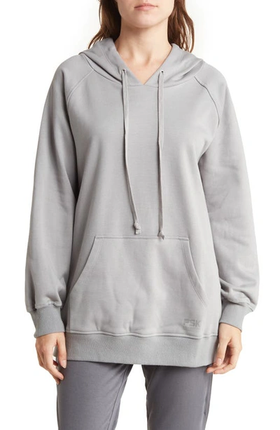 Psk Collective Signature Oversize Hoodie In Heather Grey