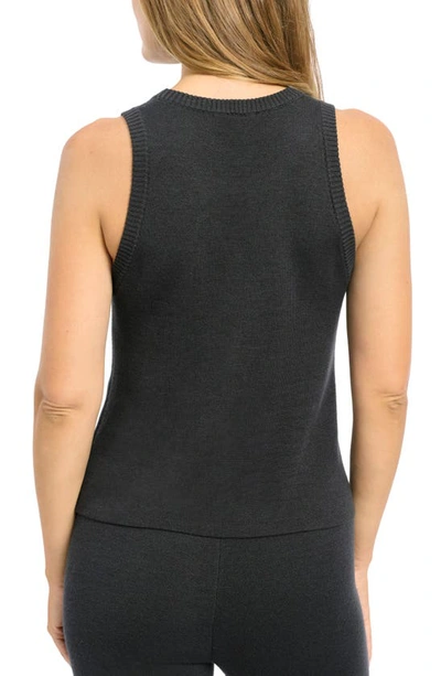 Splendid Isla Reversible Sweater Tank In Lead