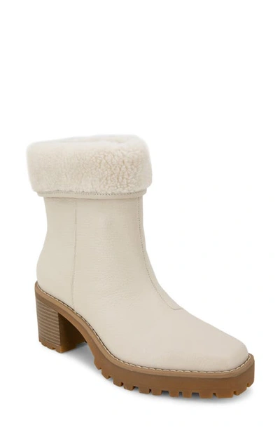 Shop Andre Assous Milana Fold Down Bootie In Ivory