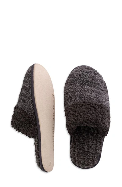 Shop Barefoot Dreams Cozychic™ Malibu Slipper In Heathered Carbon/ Graphite