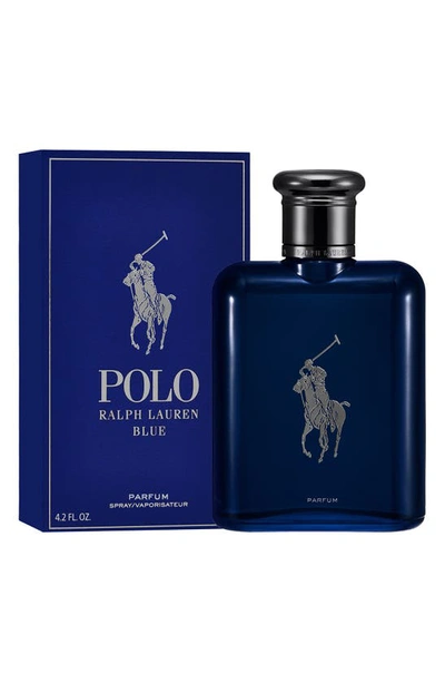 Shop Ralph Lauren Polo Blue Parfum, 4.2 oz