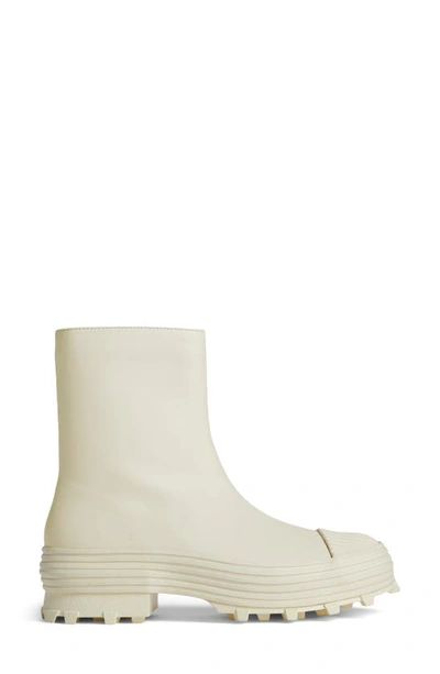 Shop Camperlab Traktori Leather Boot In White Natural