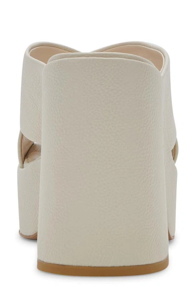 Shop Dolce Vita Wonder Platform Sandal In Ivory Leather