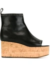 GIVENCHY platform booties,LEATHER100%