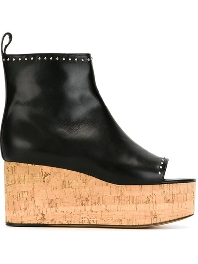 Givenchy Platform Booties In Black