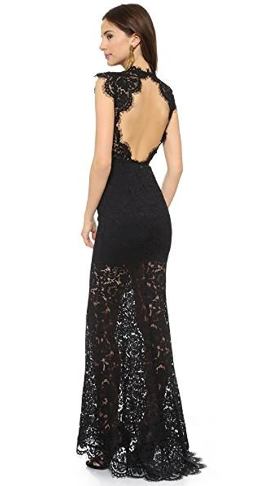 Shop Rachel Zoe Estelle Cutout Maxi Dress In Black