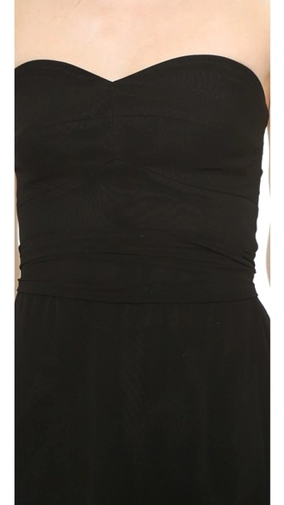 Joanna August Elisabeth Strapless Dress In Black