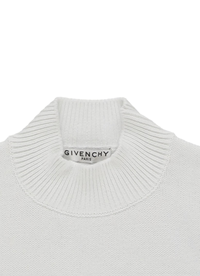 Shop Givenchy Loged Dress In Black White