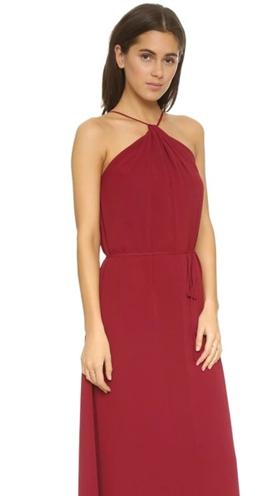 Joanna August Casey Keyhole Twist Maxi Dress In Ramble On Rose