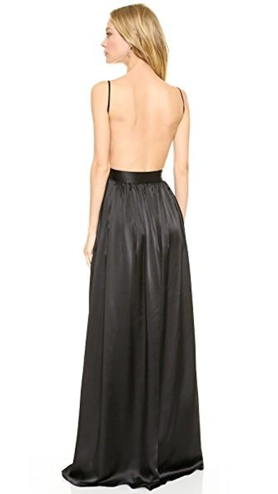 Shop One By Contrarian One By Babs Bibb Maxi Dress In Black