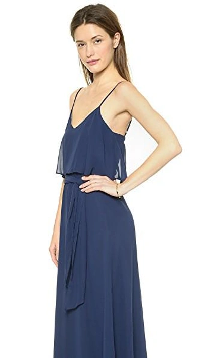 Shop Joanna August Dani Maxi Dress In Tangled Up In Blue