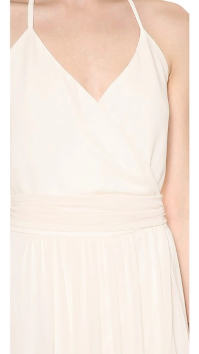 Joanna August Dc Halter Wrap Dress In Going To The Chapel