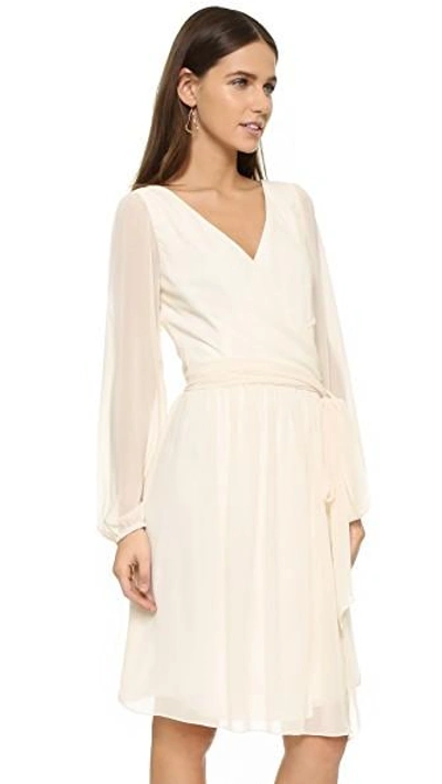 Shop Joanna August Holly Long Sleeve Wrap Dress In Going To The Chapel