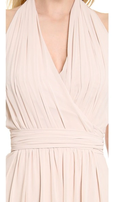 Joanna August Amber Halter Wrap Dress In All Tomorrow's Parties