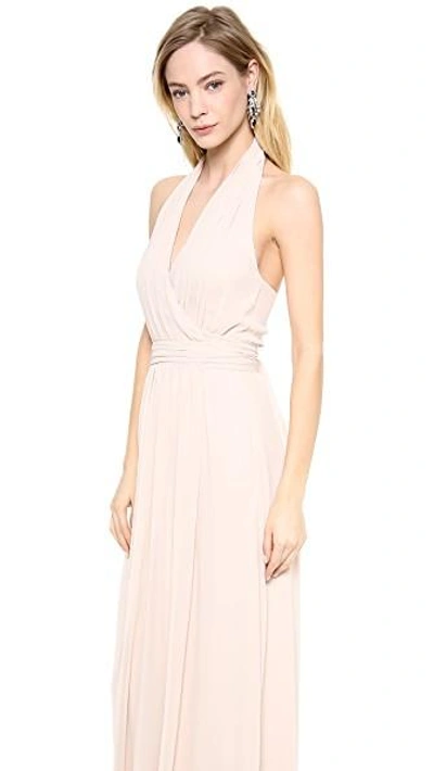 Shop Joanna August Amber Halter Wrap Dress In All Tomorrow's Parties