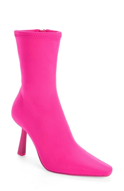 Shop Steve Madden Vakay Sock Bootie In Pink