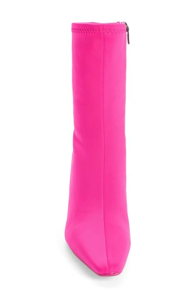 Shop Steve Madden Vakay Sock Bootie In Pink
