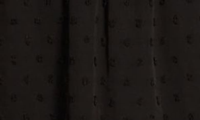 Nikki Lund Yannis Smocked Clip Dot Blouse In Black
