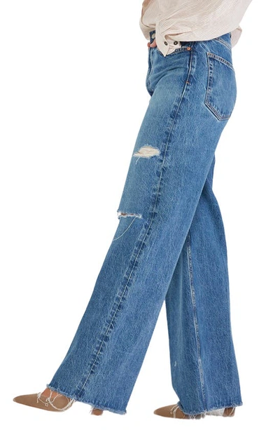Shop Etica Devon Flare Jeans In Everglades