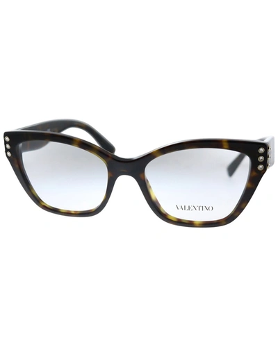 Shop Valentino Women's Va3036 51mm Optical Frames In Brown