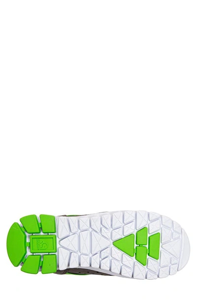 Shop Deer Stags Betts Perforated Sneaker In Grey/lime