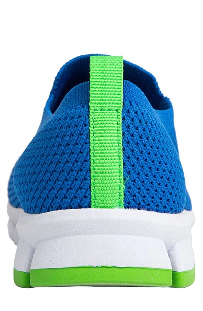 Deer Stags The Eddy Jr Nosox Slip-on Sneaker In Blue/lime
