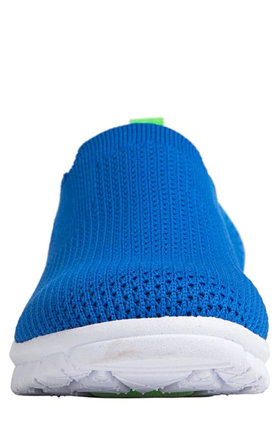 Deer Stags The Eddy Jr Nosox Slip-on Sneaker In Blue/lime