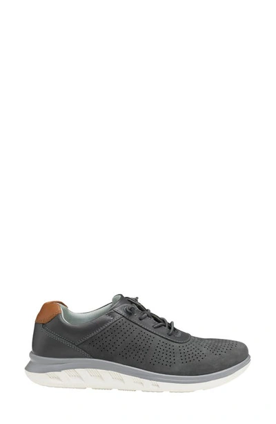 Johnston & Murphy Kid's Activate U-throat Sneaker In Gray Full Grain