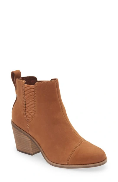 Shop Toms Everly Chelsea Boot In Medium Brown