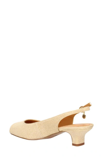 Shop J. Reneé Jenvey Slingback Sandal In Gold