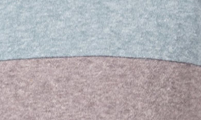 Shop Threads 4 Thought Romero Colorblock Linen Blend Hoodie In Dark Spruce / Gunmetal