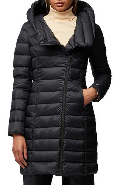 Shop Soia & Kyo Karelle Water Repellent 700 Fill Power Down Puffer Coat In Black