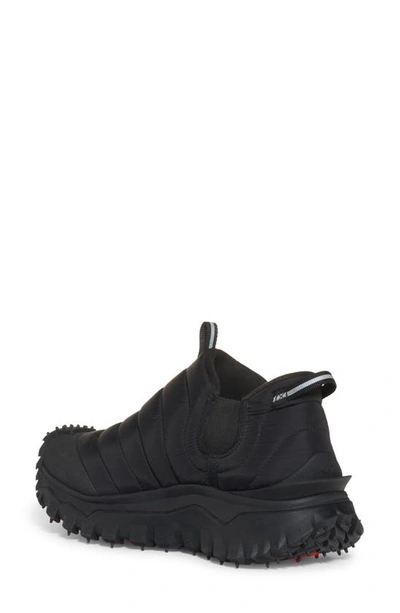 Shop Moncler Après Trail Quilted Sneaker In Black