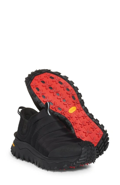 Shop Moncler Après Trail Quilted Sneaker In Black