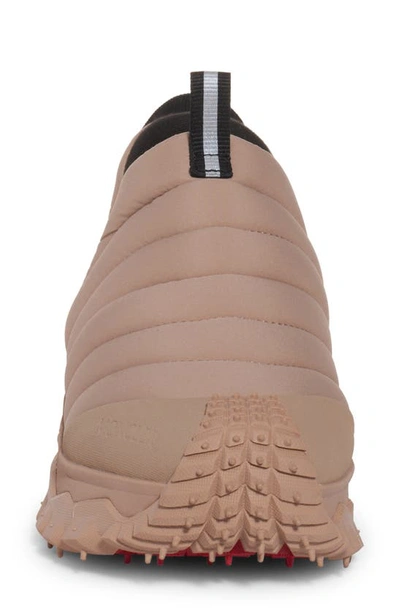 Shop Moncler Après Trail Quilted Sneaker In Beige